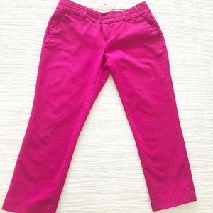 BANANA REPUBLIC MARTIN FIT CROPPED PANTS SIZE 4P
